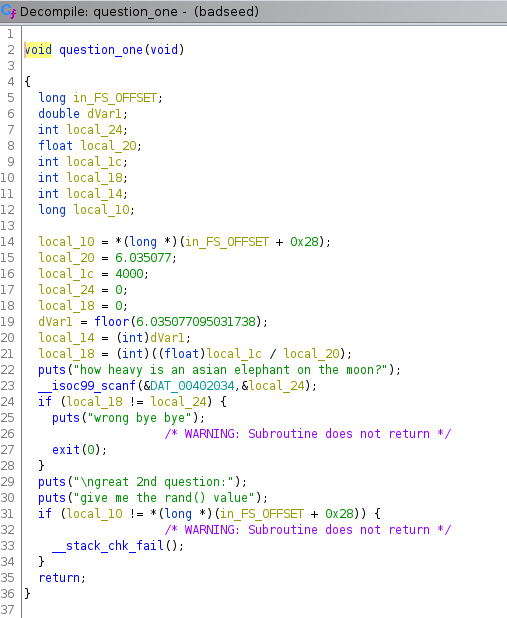 pseudo code for question_one
